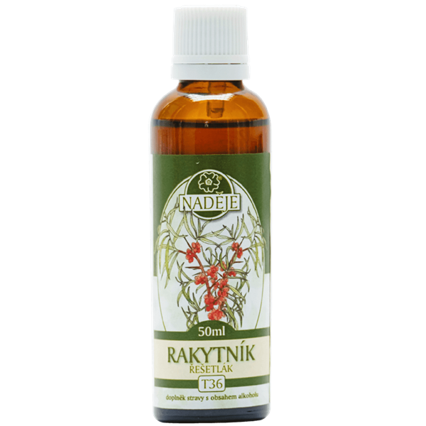 Naděje Rakytník řešetlák tinktura z bylin 50ml